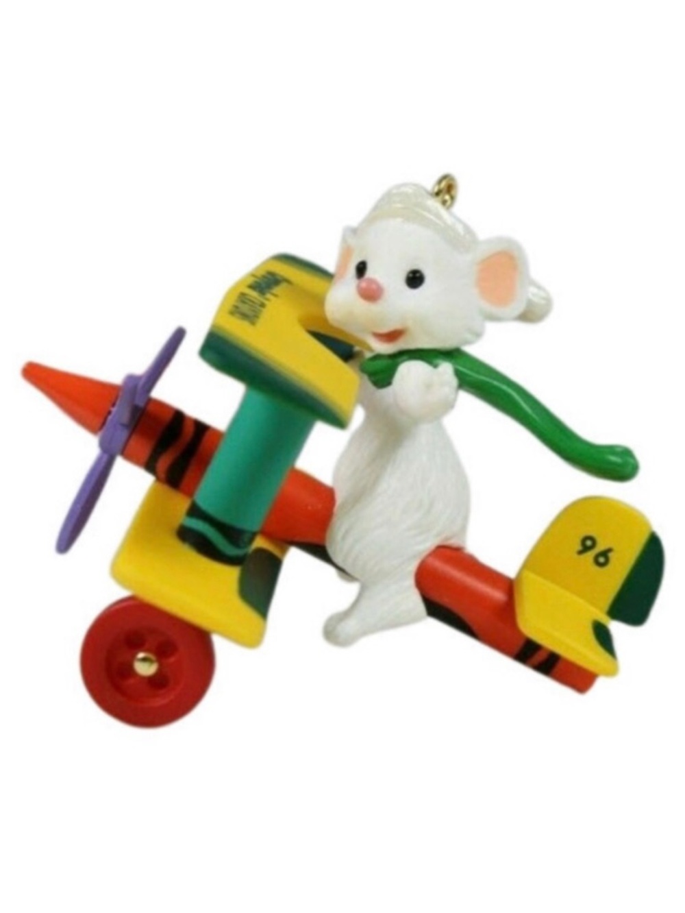 Hallmark Crayola 1996 “Bright Flying Colors” Christmas Ornament